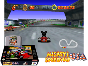 Mickey's Speedway USA (Europe) (En,Fr,De,Es,It) Cover